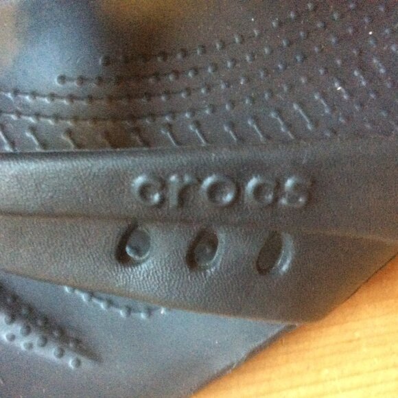 CROCS Kadee Black Flip Flop Thong Comfort Slip On Lightweight Sandal W Size 7 - Picture 7 of 10